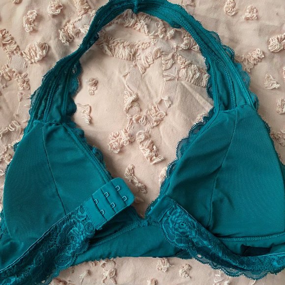 Free Press Teal Halter Bralette - Picture 3 of 4